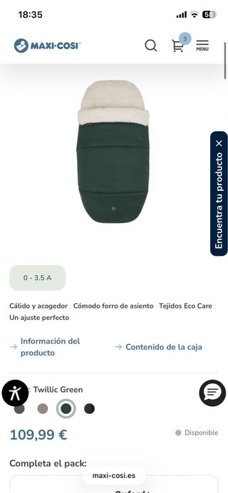Silla de paseo Maxi-Cosi Fame