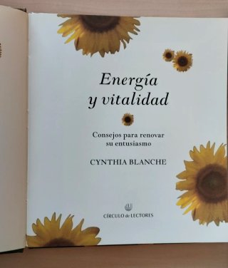 Energía y vitalidad. Cynthia Blanche