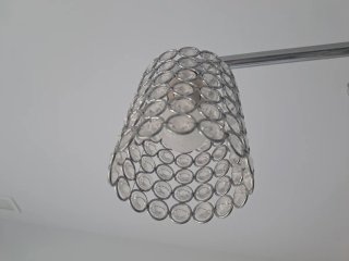 Lámpara de techo 4 luces cristal
