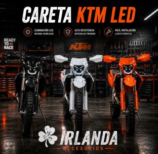 KTM Careta Faro LED KTM Homologado