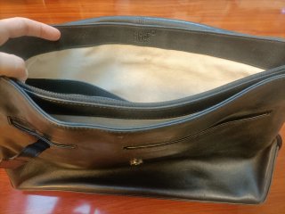 Bolso Montblanc Negro Piel