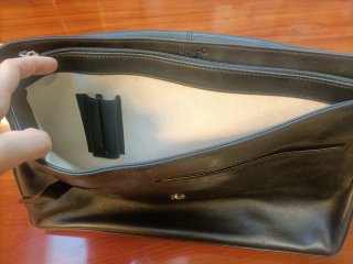 Bolso Montblanc Negro Piel