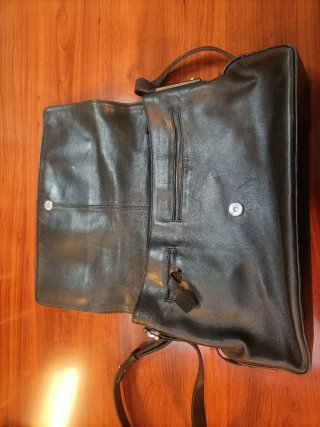 Bolso Montblanc Negro Piel