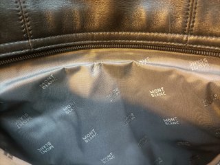 Bolso Montblanc Negro Piel
