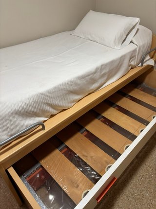 Cama nido con cajones. (No incluye los colchones)