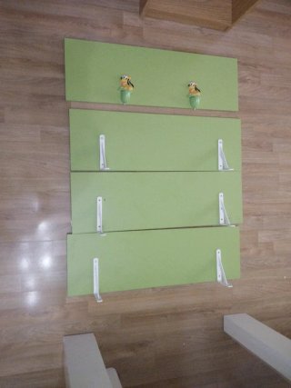 4 Estanterías Verdes