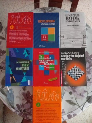 7 Libros ajedrez en ingles.