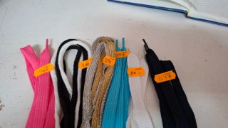 Lote de cordones varios colores