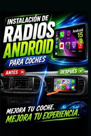 Instalación de pantallas Android para coches