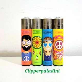 Accendini Clipper Set 4 Pezzi