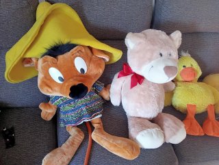 Lote 4 peluches grandes