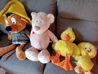 Lote 4 peluches grandes
