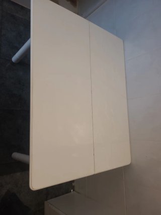 Mesa de cocina blanca extensible