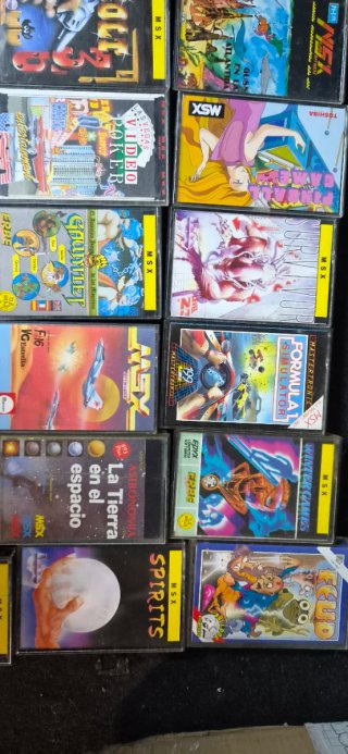 Lote Cintas MSX Videojuegos