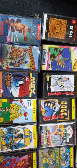 Lote Cintas MSX Videojuegos