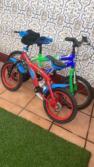 Bicicleta infantil Spiderman 4-8 años