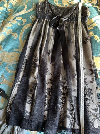 Vestito pizzo nero Zara