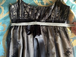 Vestito pizzo nero Zara
