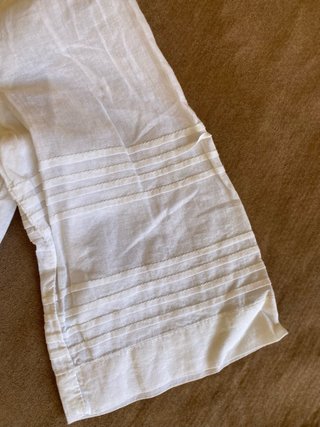 Blusa Mango Algodón Bordada Talla M