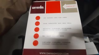 Horno a gas portátil Omnia Kit 1, camping caravana