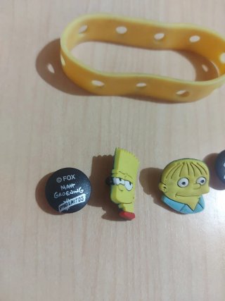 Pulsera Silicona Simpson Bart y Ralph