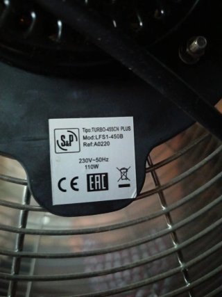 Ventilador S&P Turbo 455 CN Plus