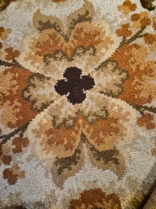 Tappeto in Lana Marrone Anni '70 - 240x180cm