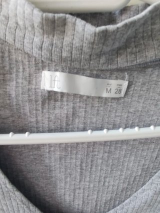 Body gris cuello halter talla M