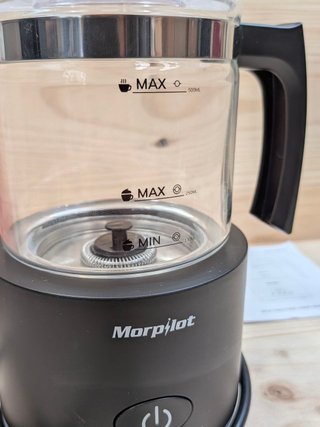 Espumador leche Morpilot 4 en 1 negro 600 W
