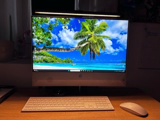 HP Pavilion All-in-One 24 Beige/Gris
