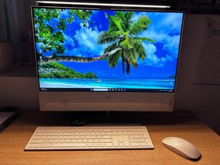 HP Pavilion All-in-One 24 Beige/Gris
