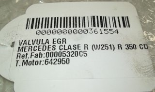 Mercedes 00005320c5 válvula clase (w251) r 361554