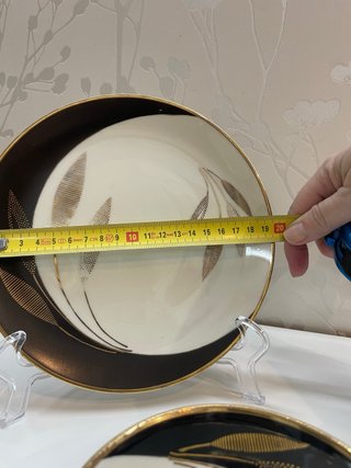 Trío de té porcelana Baviera vintage