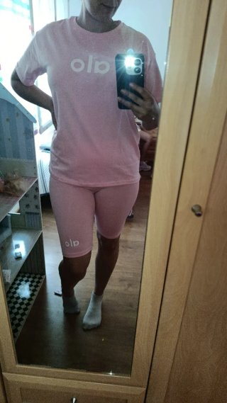 Conjunto Alo Mujer Rosa