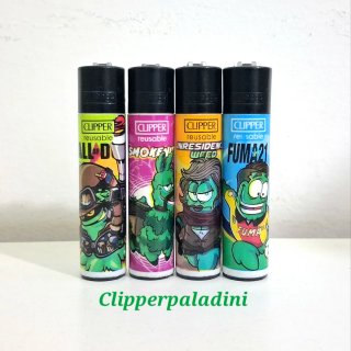 4 Accendini Clipper Cogollitos