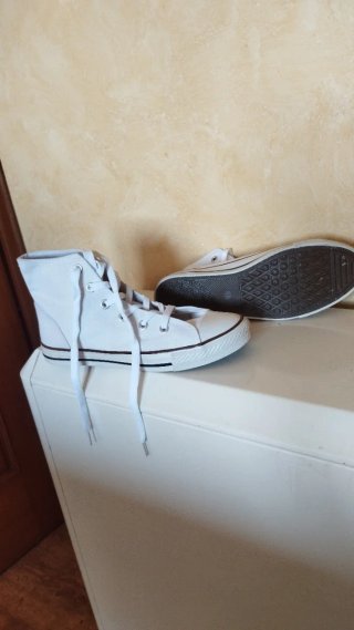 Zapatillas Botas Blancas Unisex
