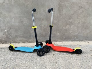 Patinetes Decathlon 3 Ruedas Azul y Rojo
