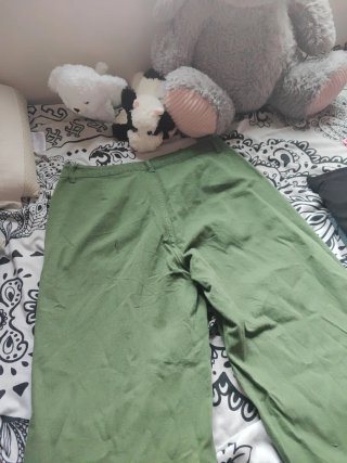 Pantalón ancho verde