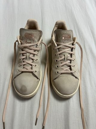 Adidas Stan Smith rosa plata