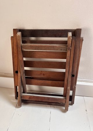 Silla madera plegable bindaje