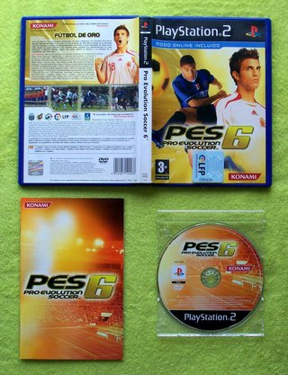 PES 6 PS2 + Guía Oficial Piggyback