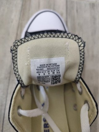 Converse All Star classica  nera taglia 39