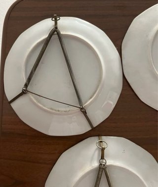 Set 5 Piatti Decorativi con Scena Nautica