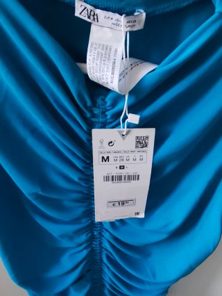Vestido Zara Azul Talla M