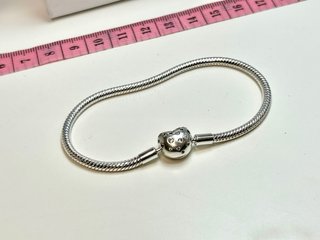 Pulsera Pandora Corazón Circonitas 19cm Caja Origi