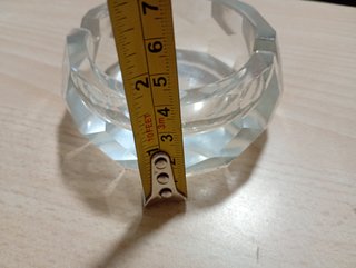 Mechero y Cenicero Cristal Años 70
