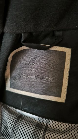 Abrigo Quechua Mujer Negro