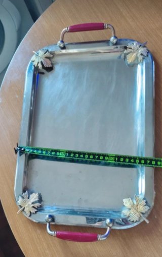 2 Bandejas Vintage Plateadas