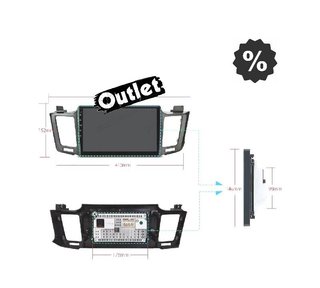 ZA RADIO GPS ANDROID 12 PARA TOYOTA RAV4 13-17 M010188L1