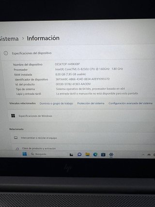 Ordenador portátil HP Elitebook i5 8 Generación